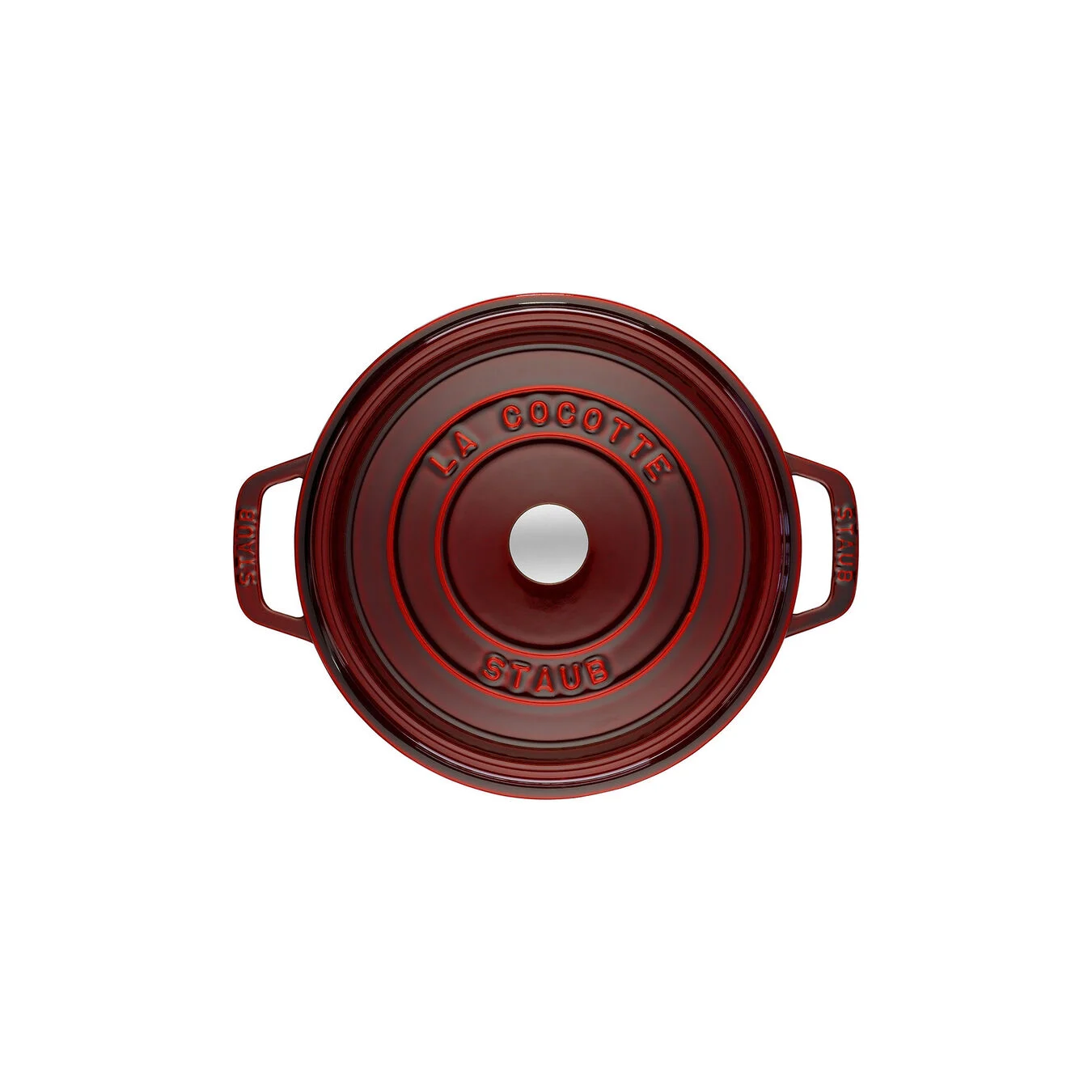 COCOTTE STAUB FONTE 28CM ROUGE 